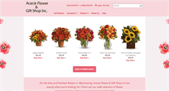 Desktop Screenshot of acaciaflowershop.com